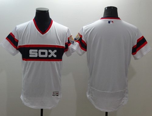 Custom Chicago White Sox white Alternate jersey