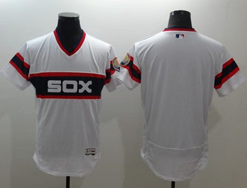 Custom Chicago White Sox white Alternate jersey