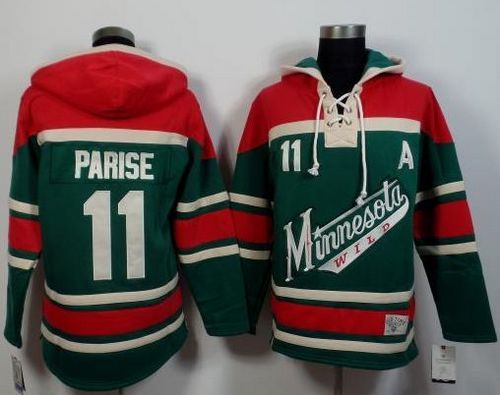 Zach Parise Minnesota Wild green-red jersey