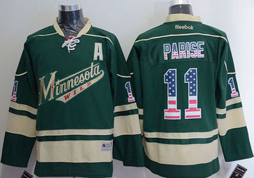 Zach Parise Minnesota Wild green Fashion jersey