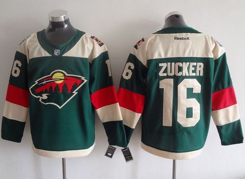 Jason Zucker Minnesota Wild green Stadium Series jersey