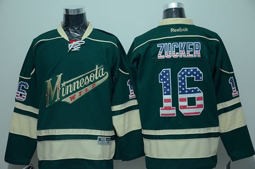 Jason Zucker Minnesota Wild green Fashion jersey