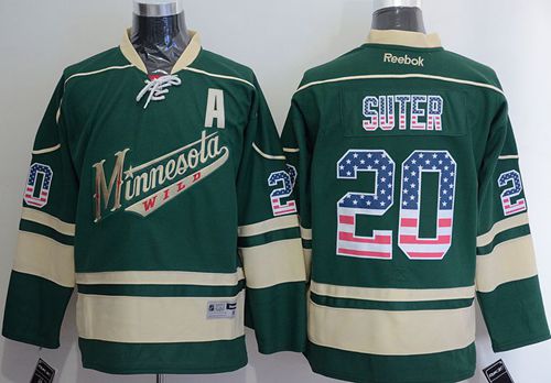 Ryan Suter Minnesota Wild green Fashion jersey