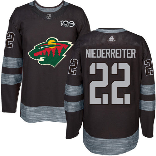 Nino Niederreiter Minnesota Wild black jersey