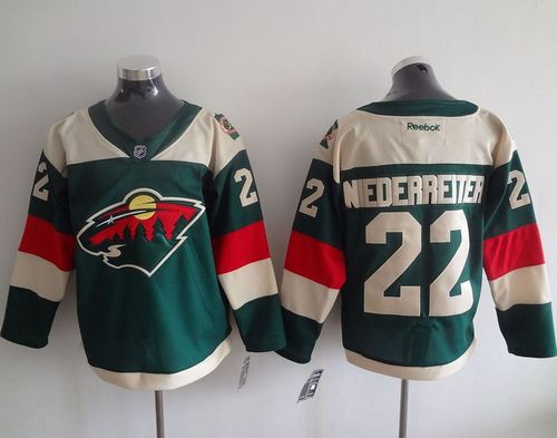 Nino Niederreiter Minnesota Wild green Stadium Series jersey