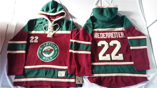 Nino Niederreiter Minnesota Wild red jersey