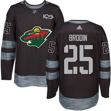 Jonas Brodin Minnesota Wild black jersey
