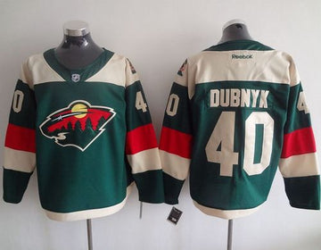 Devan Dubnyk Minnesota Wild green Stadium Series jersey