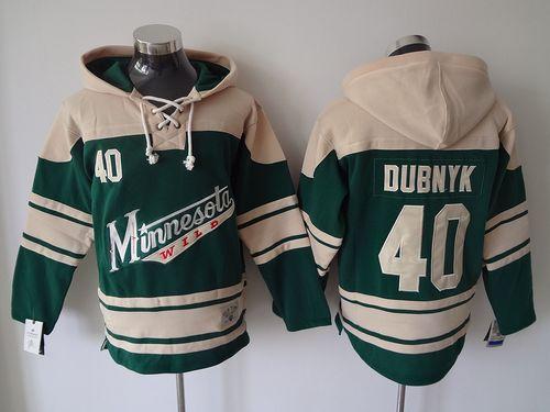 Devan Dubnyk Minnesota Wild green jersey