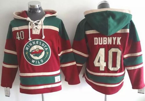 Devan Dubnyk Minnesota Wild red jersey