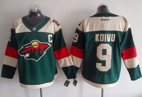 Mikko Koivu Minnesota Wild green Stadium Series jersey
