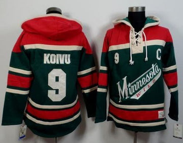 Mikko Koivu Minnesota Wild green-red jersey