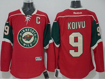 Mikko Koivu Minnesota Wild red jersey