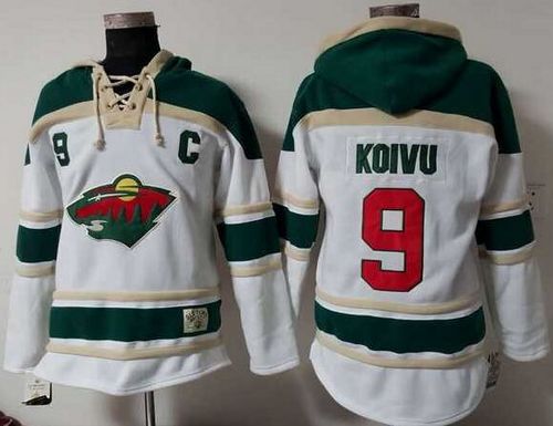 Mikko Koivu Minnesota Wild white jersey