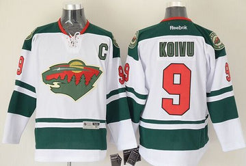 Mikko Koivu Minnesota Wild white jersey
