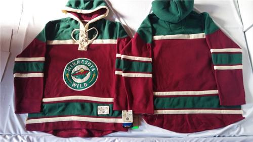 Custom Minnesota Wild red jersey
