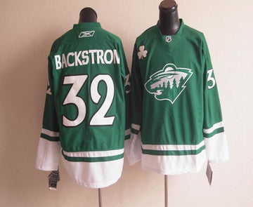 St Patty's Day Minnesota Wild green jersey
