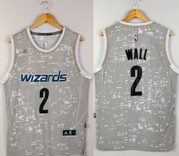 John Wall Washington Wizards grey jersey