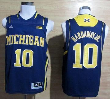 Tim Hardaway Jr Michigan Wolverines navy jersey