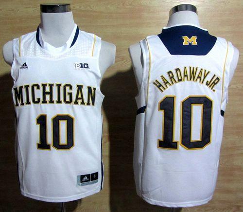 Tim Hardaway Jr Michigan Wolverines white jersey