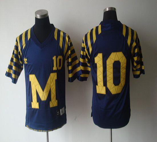 Tom Brady Michigan Wolverines blue jersey