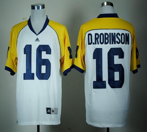 Denard Robinson Michigan Wolverines white Classic jersey