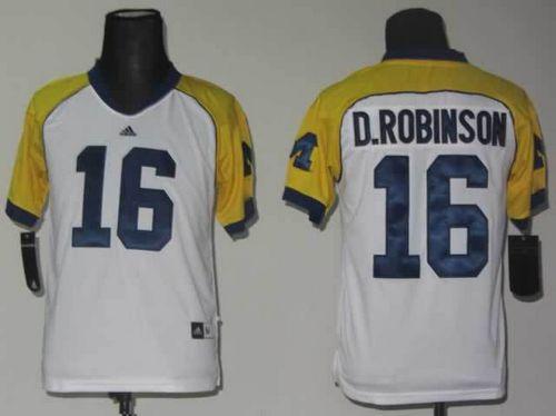 Denard Robinson Michigan Wolverines white jersey