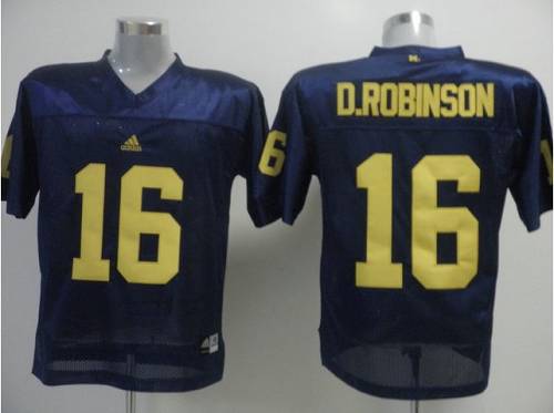 DRobinson Michigan Wolverines blue jersey