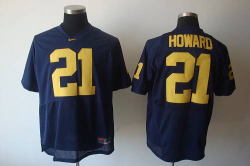 Desmond Howard Michigan Wolverines blue jersey