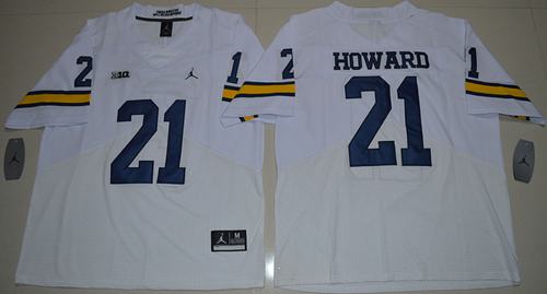 Desmond Howard Michigan Wolverines white Elite jersey