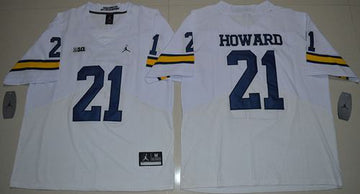 Desmond Howard Michigan Wolverines white Elite jersey