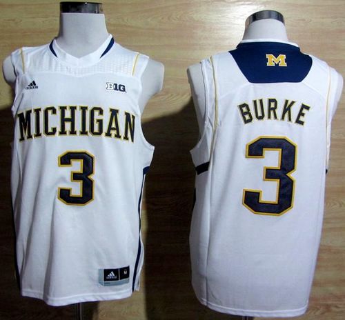 Trey Burke Michigan Wolverines white jersey