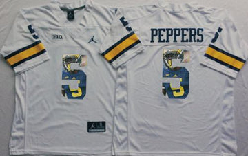 Jabrill Peppers Michigan Wolverines white Fashion jersey