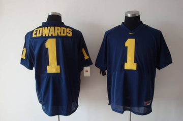 Braylon Edwards Michigan Wolverines blue jersey