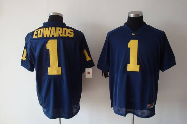 Braylon Edwards Michigan Wolverines blue jersey
