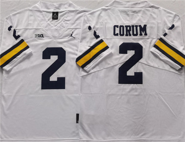 Michigan Wolverines white jersey