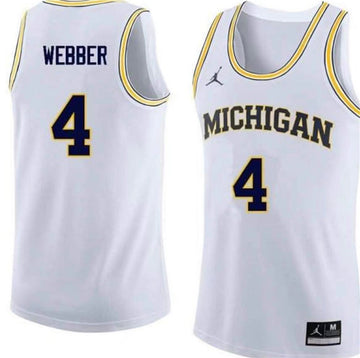 Michigan Wolverines white jersey