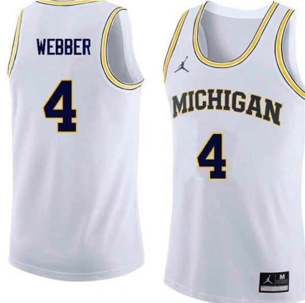Michigan Wolverines white jersey