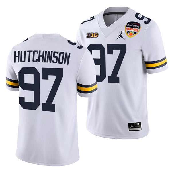 Michigan Wolverines white jersey