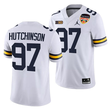 Michigan Wolverines white jersey