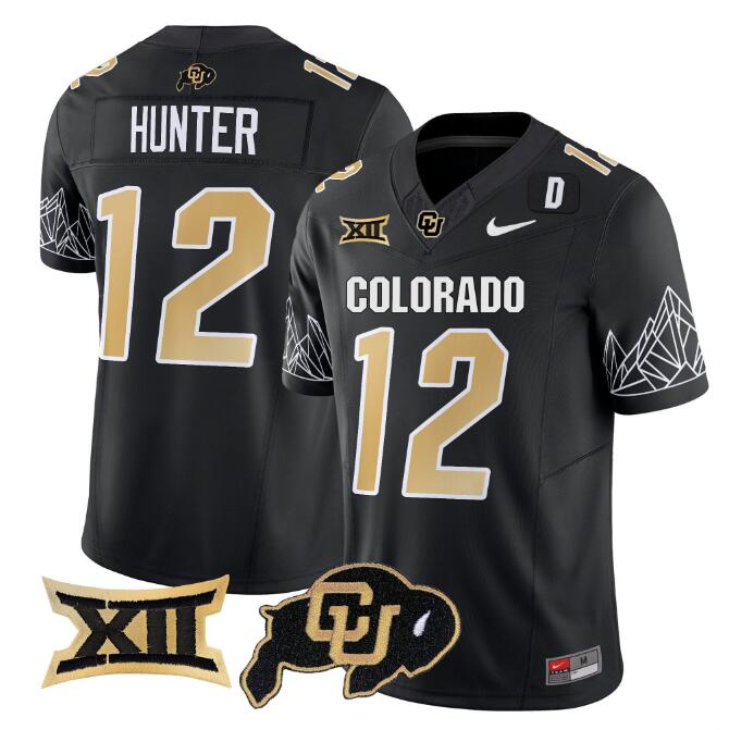 Travis Hunter Colorado Buffaloes black FUSE jersey