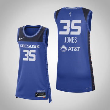 Jonquel Jones Connecticut Sun royal jersey