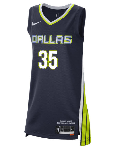Collier Dallas Wings navy jersey