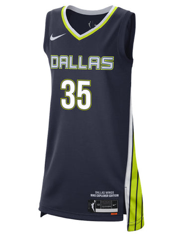Collier Dallas Wings navy jersey