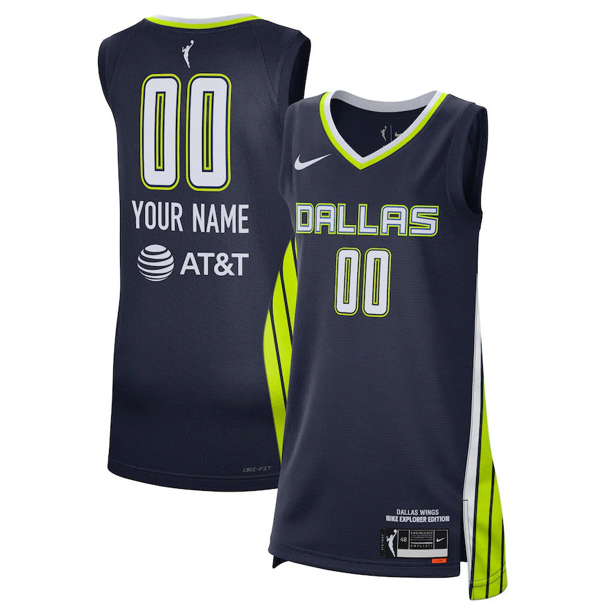 Custom Dallas Wings jersey