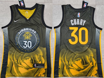 Stephen Curry Golden State Warriors black City Edition jersey