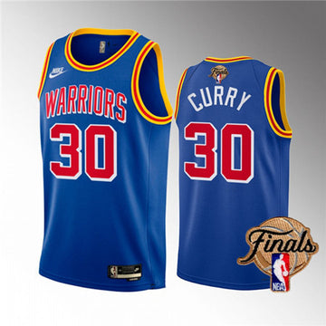 Stephen Curry Golden State Warriors royal jersey