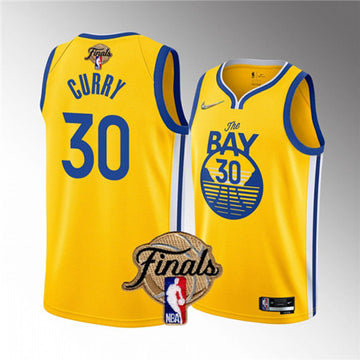 Stephen Curry Golden State Warriors yellow jersey