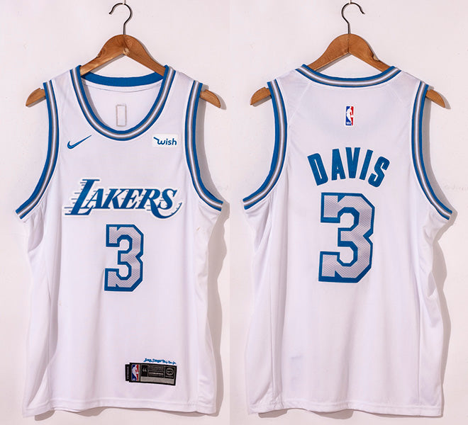 Anthony Davis Los Angeles Lakers white City Edition jersey