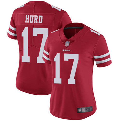 Jalen Hurd San Francisco 49ers red jersey